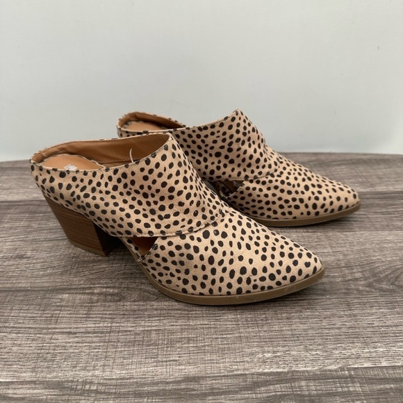 DOLCETTA 8 Mase Leopard print slip on woman man made material mule boho corpcore - Picture 2 of 8